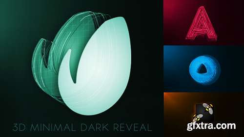 Videohive 3D Minimal Dark Logo Reveal 19566740