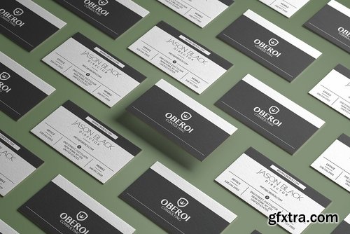 CM - Black And White Business Card 2382986