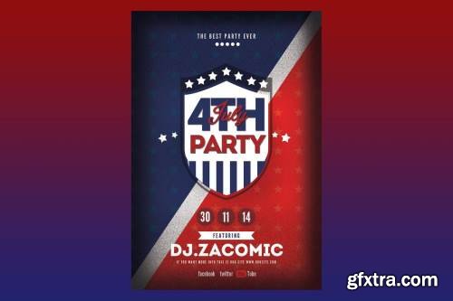 4TH July Flyer Poster