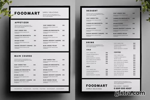 Simple Restaurant Menu