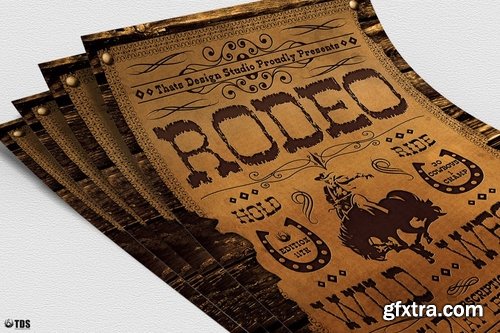 GraphicRiver - Western Rodeo Flyer Template V2 14866333