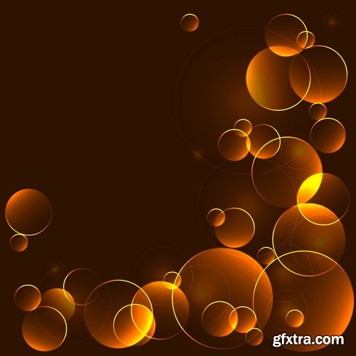 Golden light effect background is an element of a web page design 25 EPS