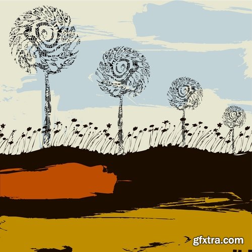 Abstract illustration for t-shirt clothes background is a pattern 25 EPS