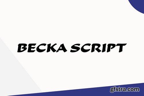 Becka Script Font