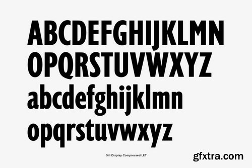 Gill Display Compressed Font