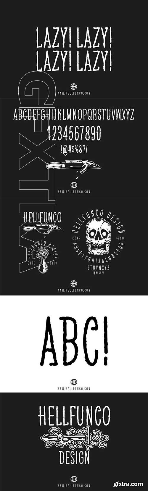 CreativeMarket - Lazy - Hand Drawn Font 2419592