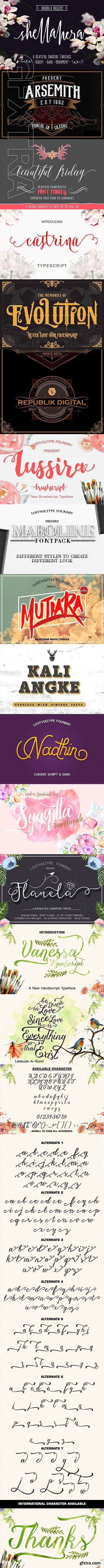 ID - Handmade Font Bundle