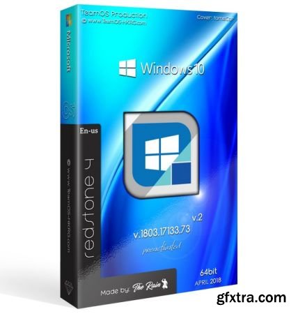 Windows 10 Pro RS4 v1803.17133.73 En-us x64 April2018 v2 Pre-activated