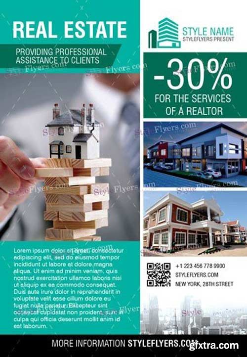 Real Estate V5 2018 PSD Flyer Template