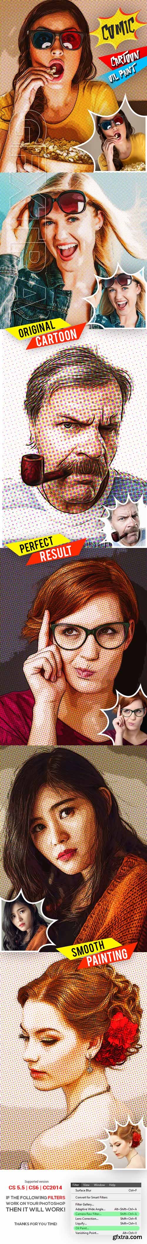 GraphicRiver - Comic Cartoon Oil Paint 21690886