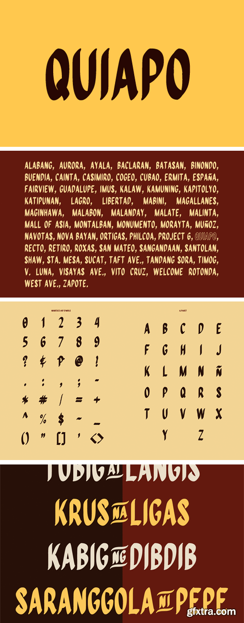 Quiapo Font