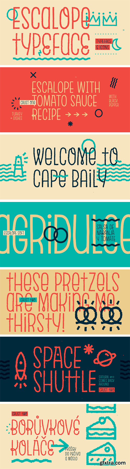 Escalope Font Family