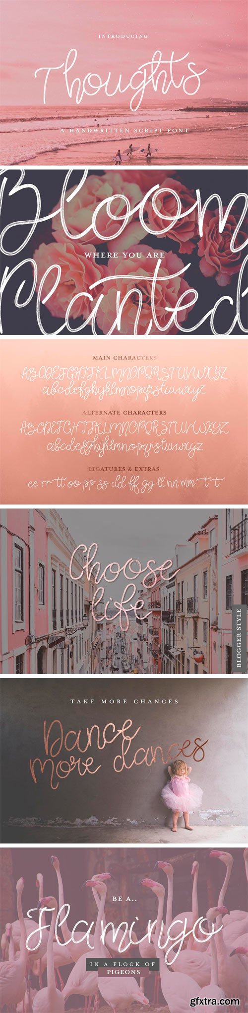 CM - Thoughts Script Font 2335530