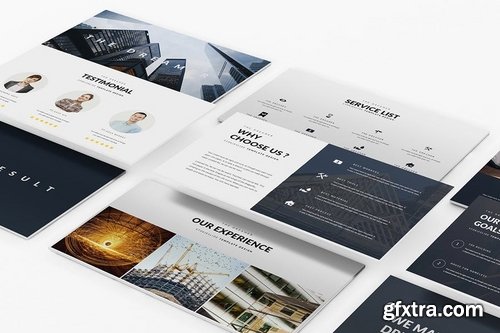 Modern Construction Google Slides Template