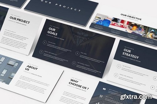 Modern Construction Google Slides Template