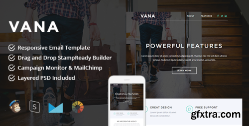 ThemeForest - Vana v1.0 - Responsive Email + StampReady Builder - 14579278