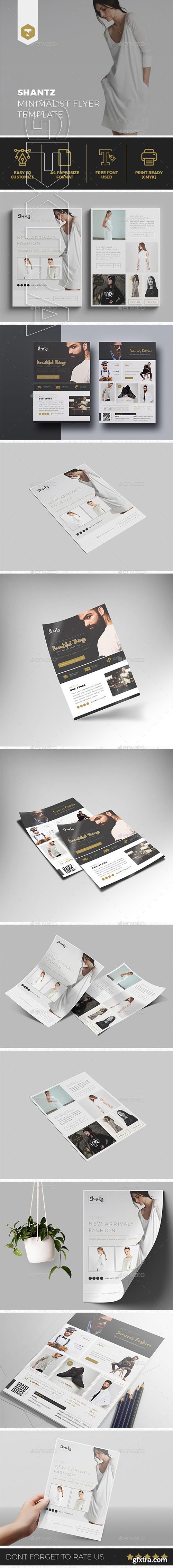 GraphicRiver - SHANTZ Minimalist Fashion Flyer 21601080