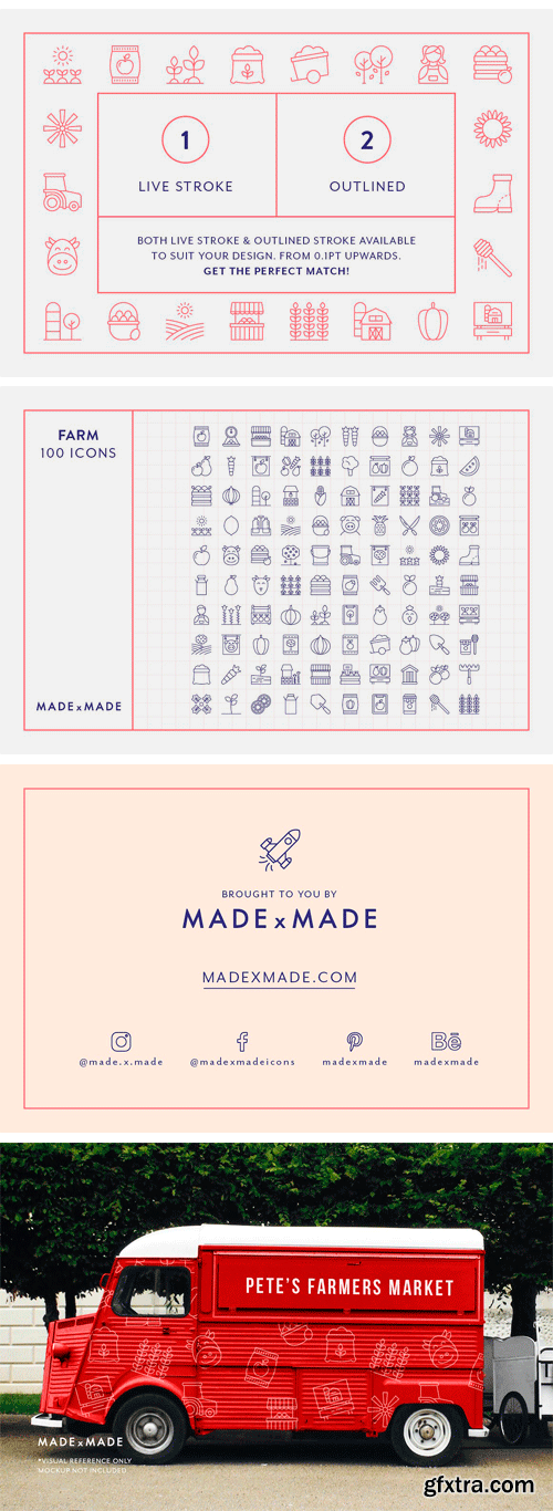 CM - Line Icons – Farm 2349520