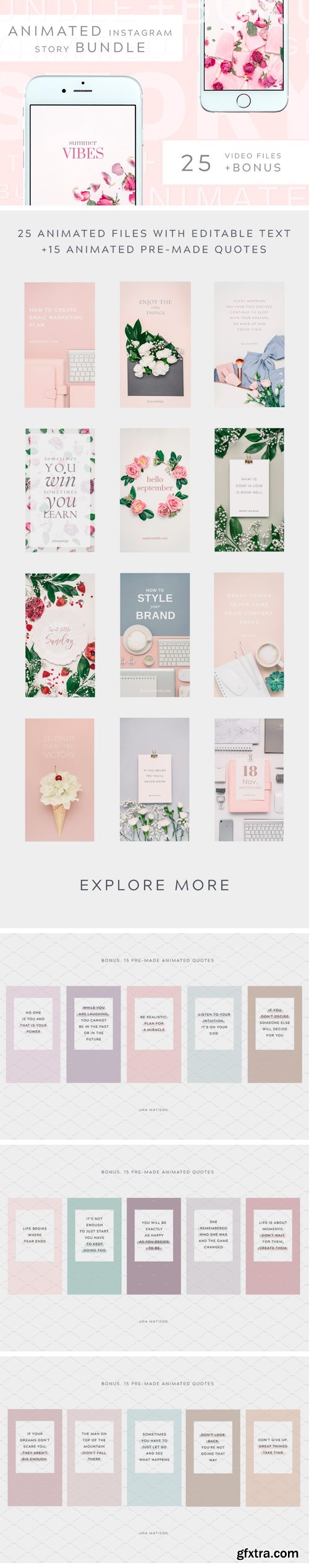 CM - Animated Instagram Story Bundle 2349277