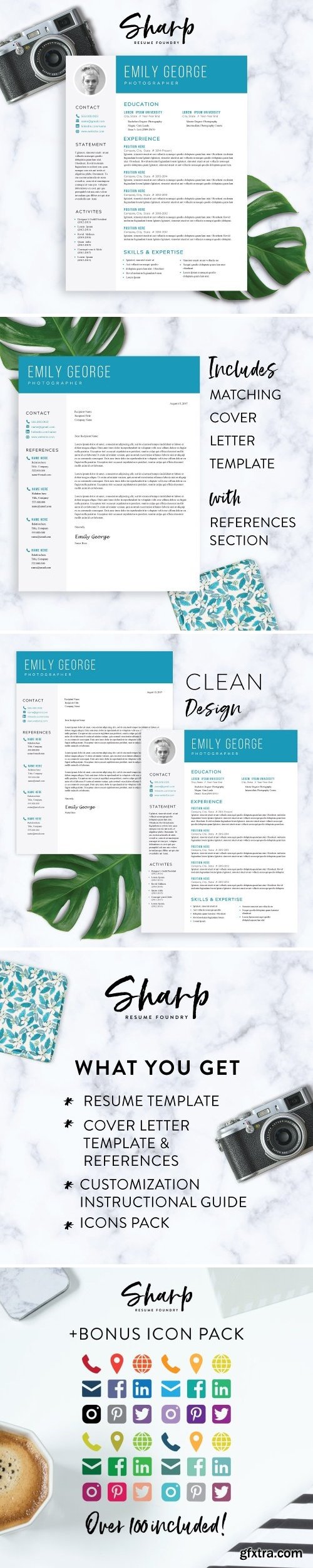 CM - Modern Resume Template for Word 2160628