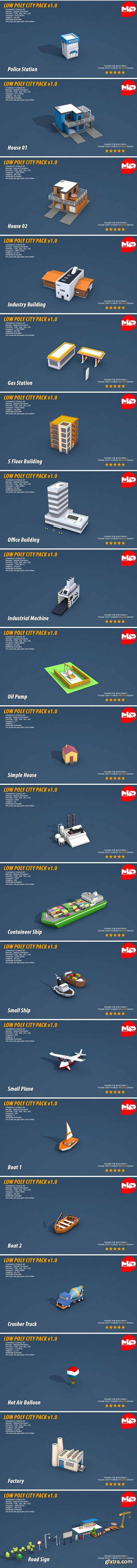 CM - Low Poly City Pack 1 2100863