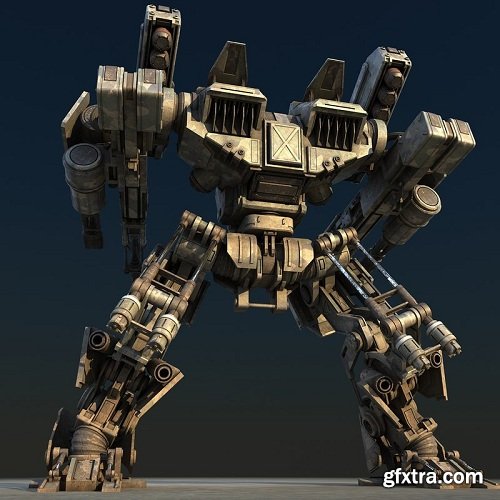 Warrior Robot 1 3D Model