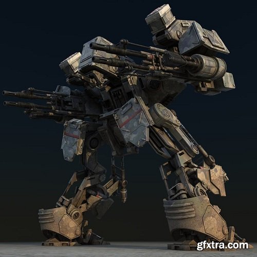 Warrior Robot 1 3D Model