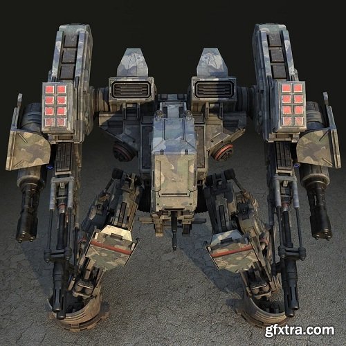 Warrior Robot 1 3D Model