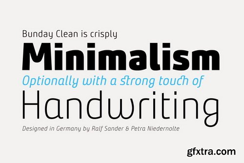 Bunday Clean Font Family