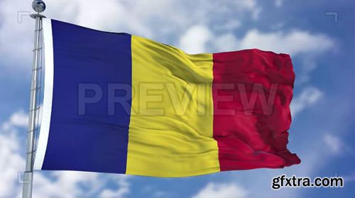 Romania Flag Animation - Motion Graphics 74185