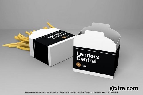 Fast Food Boxes Vol2 Take Out Packaging Mock Ups