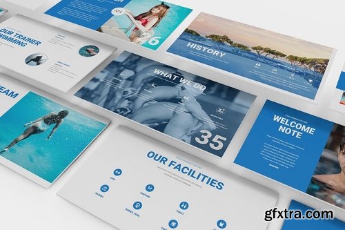 Swimming Keynote Template