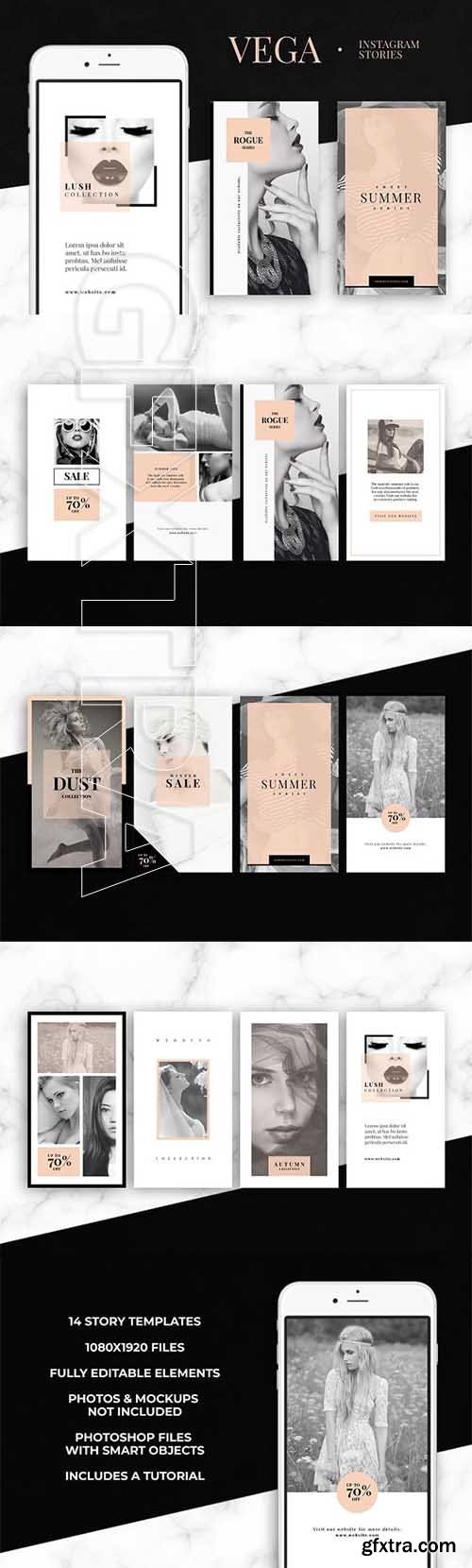 CreativeMarket - Vega - Instagram Story Templates 2414370