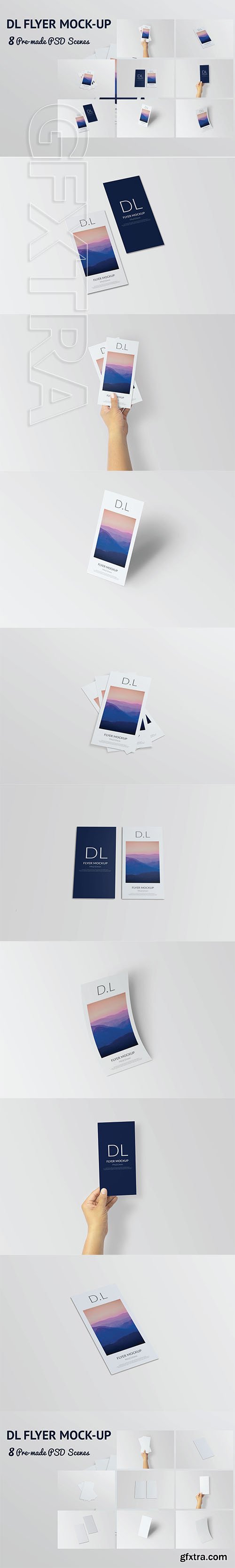 CreativeMarket - DL Flyer Mockup 2437300