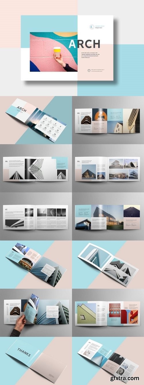 Modern Architecture Brochure 24 Pages A4 & A5