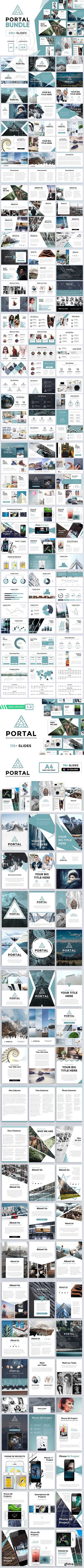 CreativeMarket - Portal Modern Template Bundle 2443233