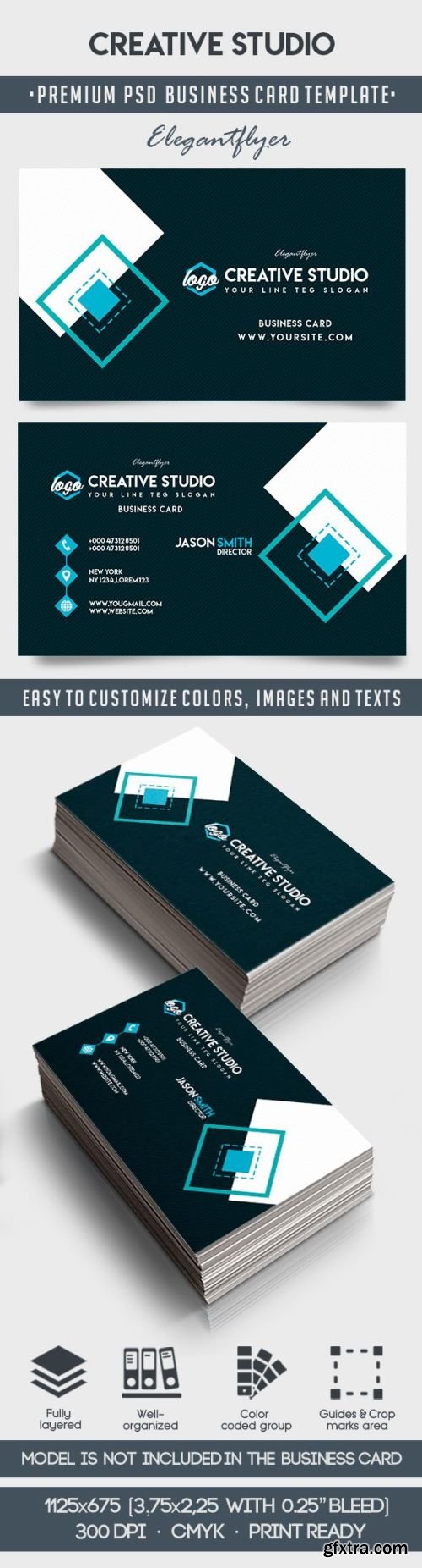 Creative Studio – Business Card Templates PSD