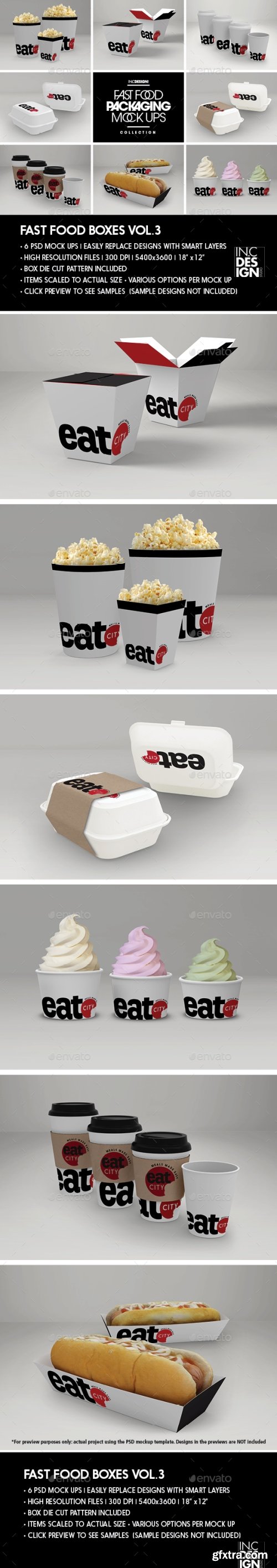 Graphicriver - Fast Food Boxes Vol.3:Take Out Packaging Mock Ups 17838720