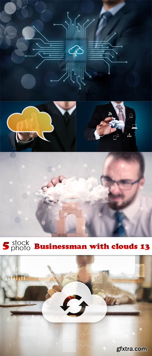 Photos - Businessman with clouds 13