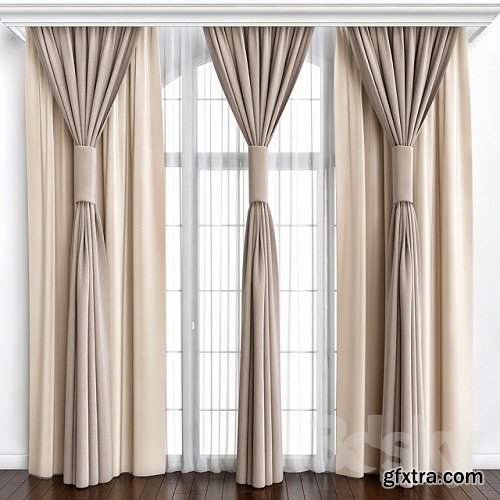 Curtains_26 3d Model