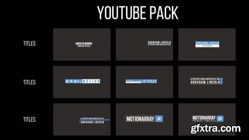 MA - Youtube Pack Premiere Pro Templates 55621