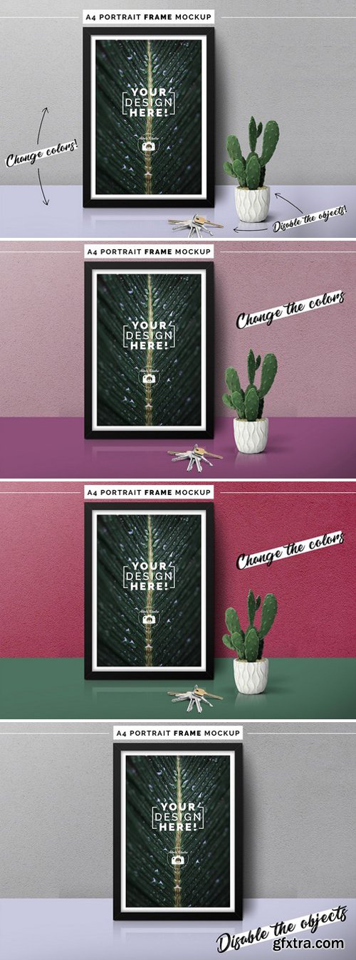 CM - A4 Portrait Frame Mockup 2380271