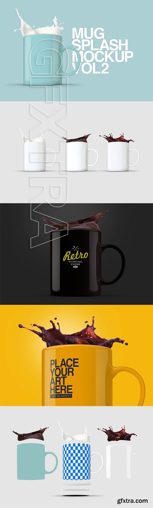 CreativeMarket - Mug Splash Mockups Vol.2 2443423