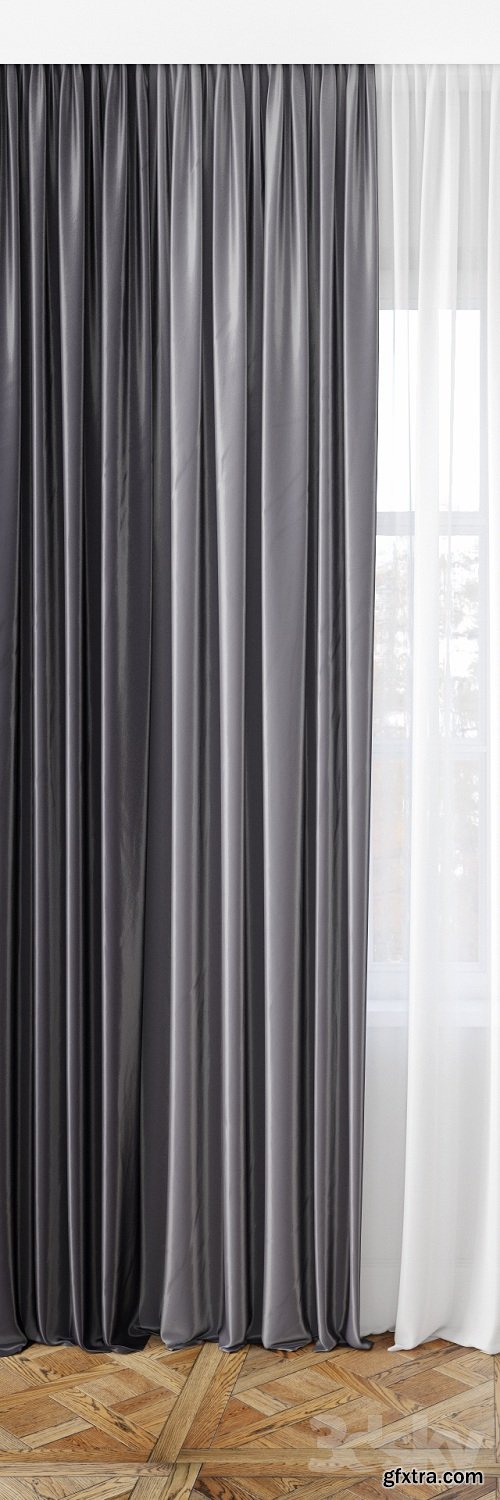 Curtain 65 3d model