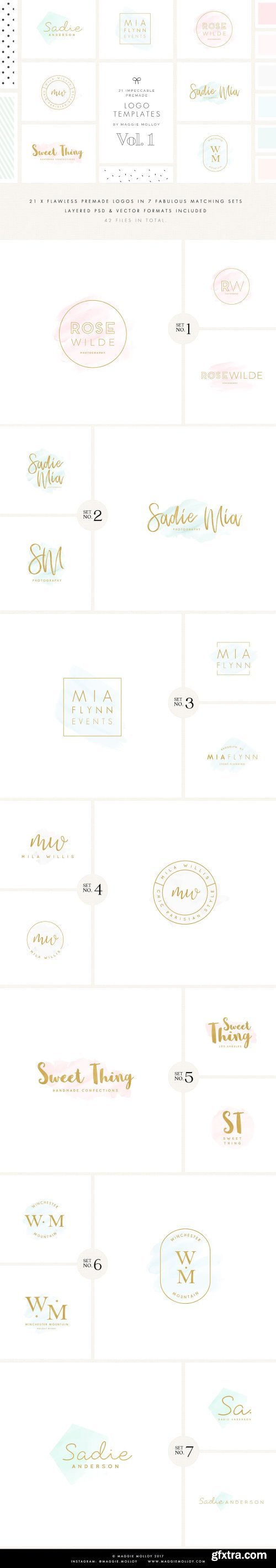 CM - Impeccable Premade Logo Bundle Vol.1 2079632