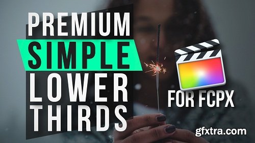 PremiumVFX - Simple Lower Thirds 1.0.2 for Final Cut Pro X macOS