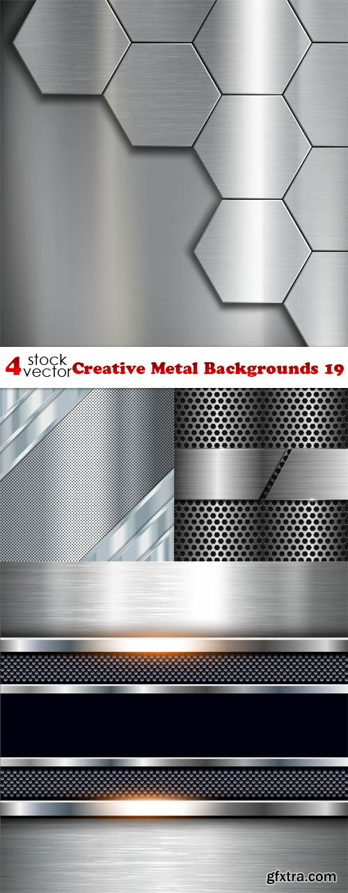 Vectors - Creative Metal Backgrounds 19