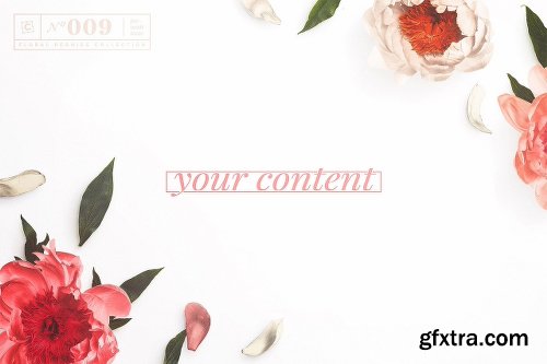 CreativeMarket Floral Peonies Collection [20% OFF] 2303528