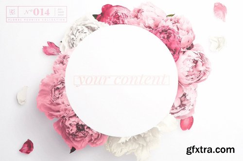 CreativeMarket Floral Peonies Collection [20% OFF] 2303528