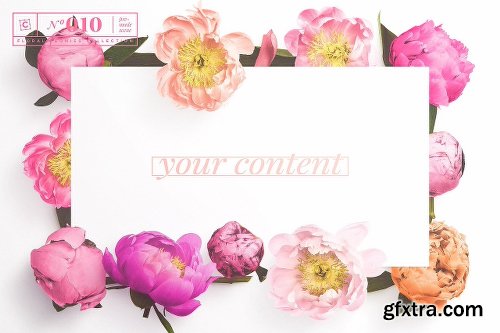 CreativeMarket Floral Peonies Collection [20% OFF] 2303528